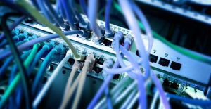 School network infrastructure features – High-speed connectivity, secure cabling, and server management