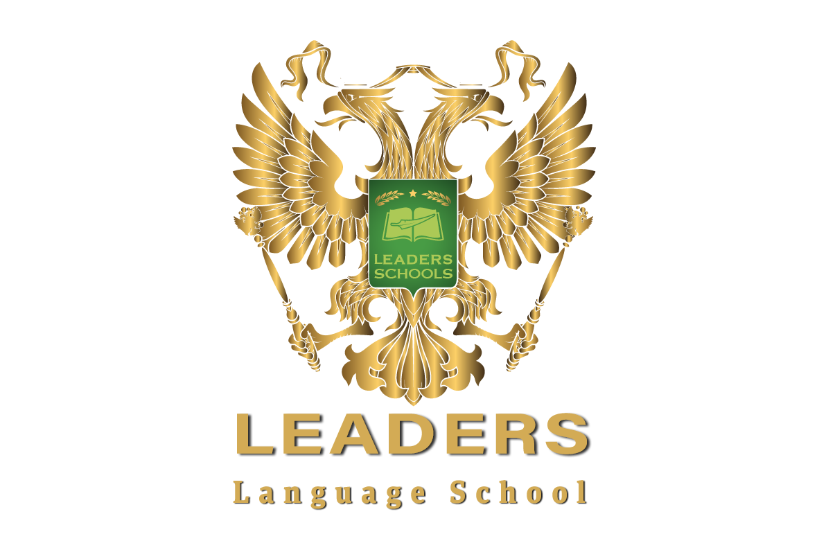 CCTV & IP Camera 15 Leaders Language School official gold crest logo partnered with Syncology EdTech solutions, representing advanced school management, ERP systems, and premium education in Egypt.