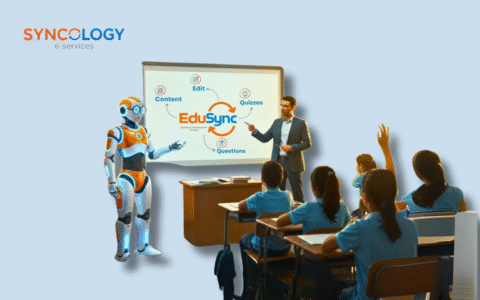 مستقبل أنظمة إدارة التعلم بالذكاء الاصطناعي - دليل شامل 12 فصل دراسي تفاعلي يستخدم EduSync كأحد أنظمة إدارة التعلم بالذكاء الاصطناعي لتصحيح الاختبارات وإدارة المحتوى بسرعة وذكاء.