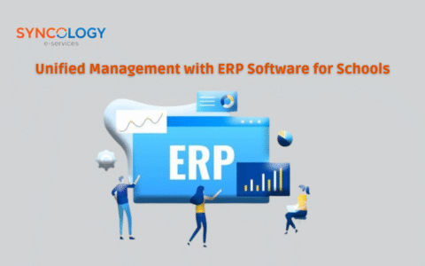 Unified Management Dashboard Showing ERP Software for Schools by Syncology