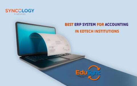 ERP systems for accounting displayed on a digital platform supporting financial management in educational institutions