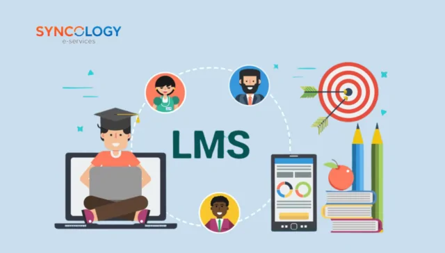 Integrated LMS platform connecting students, teachers, and learning content across devices