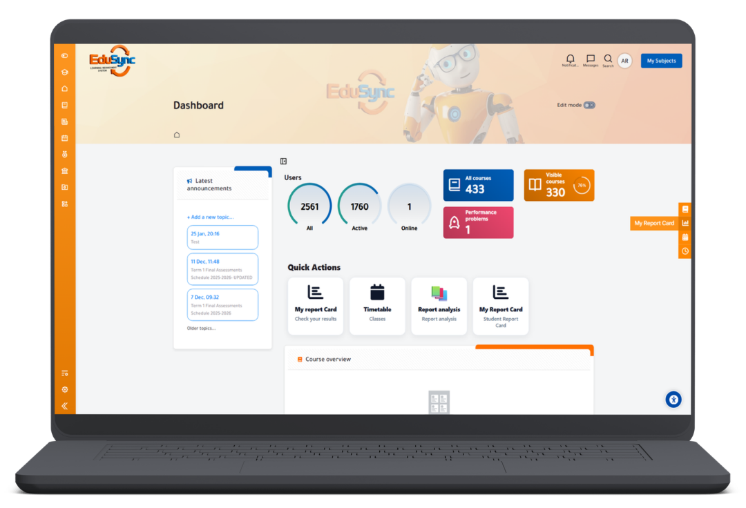 EduSync Learning Management System 2